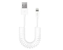 Кабель Deppa Lightning - USB белый, витой, 1,5м