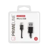 Кабель Prime Line microUSB - USB черный