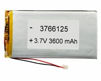 АКБ универсальный 0,37*66*125 (3.7V, 3600 mAh)