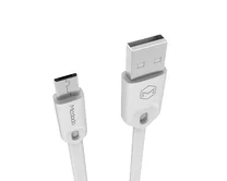 Кабель McDodo CA-0430 microUSB - USB белый, 1м