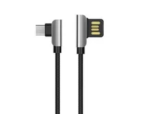 яяяКабель Hoco U42 microUSB - USB черный, 1,2м