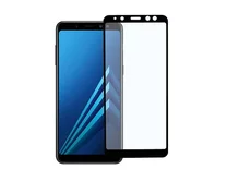 Защитное стекло Samsung A8+ 2018 Full черное