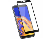 Защитное стекло Samsung J4+ 2018/J6+ 2018 Full черное