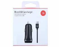 АЗУ-1USB Prime Line 1A + кабель microUSB 1.2м, черный