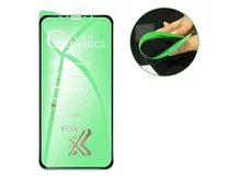 Защитное стекло-плёнка Honor 8C Ceramics черное, 0.1 mm