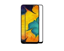 Защитное стекло Samsung A40s Full черное