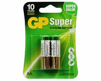 Батарейка AA GP Super LR06 2-BL (1упак)