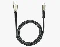 яяяКабель Kstati KS-002 microUSB - USB черный, 1м