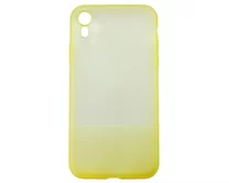 Чехол iPhone XR Translucent (желтый)