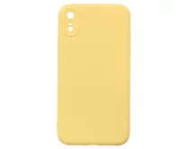 Чехол iPhone XR TPU Matte 2.0mm (желтый)