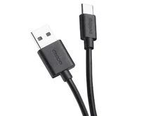 Кабель Deppa Type-C - USB 2.4A черный, 1,2м