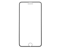 Защитное стекло iPhone 7/8/SE 2020/SE 2022 Silicone Edge белое