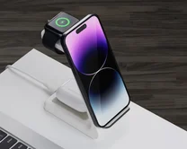 Зарядная станция Deppa для iPhone, Watch series, Airpods, 20W белая