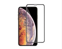 Защитное стекло iPhone XR/11 3D (тех упак) черное