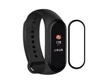 Защитное стекло Xiaomi Mi Band 7 3D Full черное