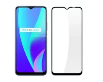 Защитное стекло Realme C30/C30s/Narzo 50i Prime Full черное