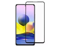 Защитное стекло Samsung A71/A72/A73/M51/Note 10 Lite Full черное