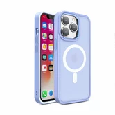 Чехол iPhone 12/12 Pro Matte Case MagSafe (лиловый)