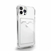 Чехол iPhone 14 Pro Max TPU CardHolder (прозрачный)