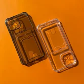 Чехол iPhone XS Max TPU CardHolder (черный)