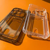 Чехол iPhone XS Max TPU CardHolder (черный)