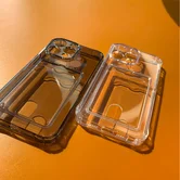 Чехол iPhone XS Max TPU CardHolder (черный)