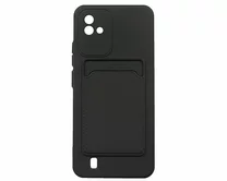 Чехол Realme C20/C11 2021 TPU CardHolder (черный)