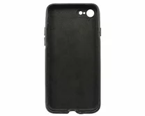 Чехол iPhone 7/8/SE 2020/SE 2022 Leather Magnetic (черный)