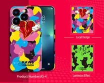 Чехол iPhone 13 Pro Max LUXO Kaws (KS-4)