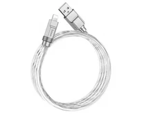 Кабель Hoco U113 Lightning - USB серебро, 1м