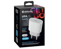 СЗУ-1USB-C Defender UPA-13, PD, 20W, белый