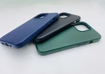 Чехол iPhone 12/12 Pro Classic Leather (темно-зеленый)