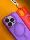 Чехол iPhone XR NEON MagSafe (темно-зеленый)