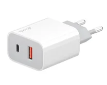 СЗУ-1USB + 1USB-C Axxa PD 3.0, QC 3.0, 30W, белый