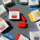 Чехол AirPods Pro2 Silicone Thin (#8 Red)