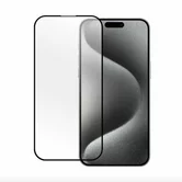 Защитное стекло iPhone 16 Pro 3D (тех упак) черное