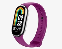 Ремешок Xiaomi Mi Band 8/9 силиконовый фиолетовый #33