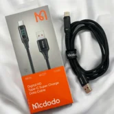 Кабель McDodo CA-1080 Type-C - USB 6A черный, 1,2м