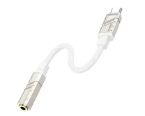 Переходник Borofone Genuine BV23 Type-C Digital 3.5 jack Audio белый