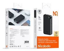 Внешний АКБ 10000 mAh McDodo MC-3870 30W, черный