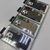 Чехол iPhone 14 Pro Njoyny Metall MagSafe (золотой)